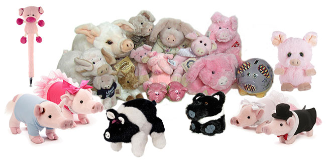 plush toy pigs