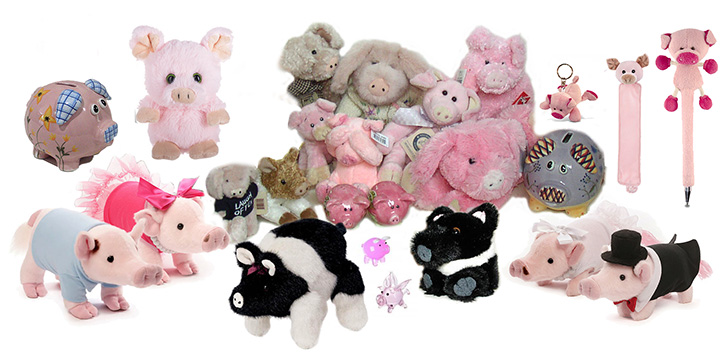 plush toy pigs